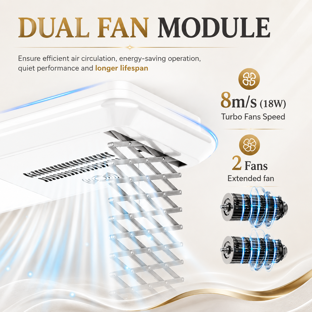 VEYA Lift Elite — dual fan module