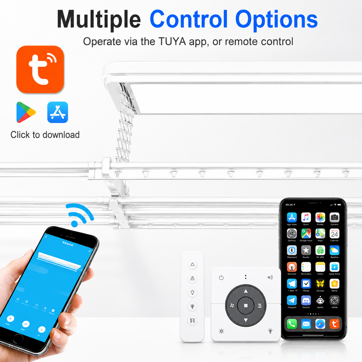 VEYA Lift Pro — app & remote control